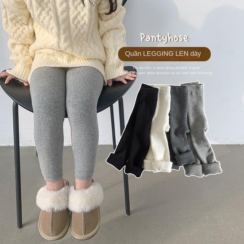 Quần Tất Cotton Dày Dặn Giữ Ấm Mùa Thu Đông Cho Bé Gái