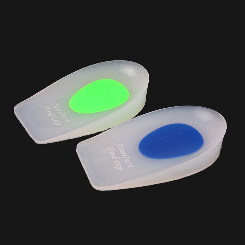 Màu Sắc Đế Lót Giày Cao Gót Silicon Mềm Chống Sốc Chống Trượt Hình Chữ U Màu Ngẫu Nhiên Cho Nam Nữ
