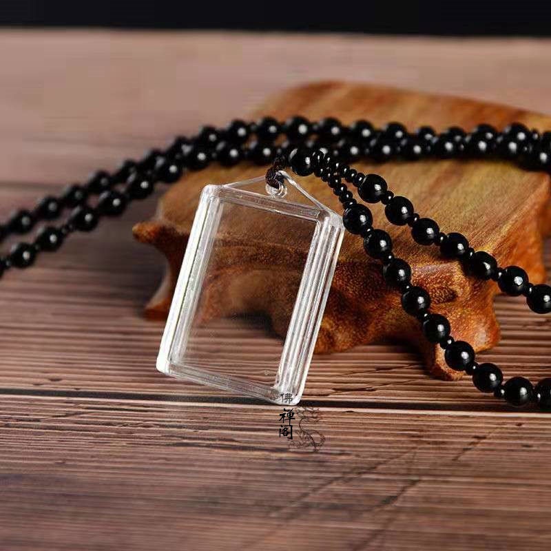 [Can Hold your own Rune] Hộp đựng bùa hộ mệnh Thái Lan có thể tháo rời nhiều bùa chú Kinh Thánh Mặt 