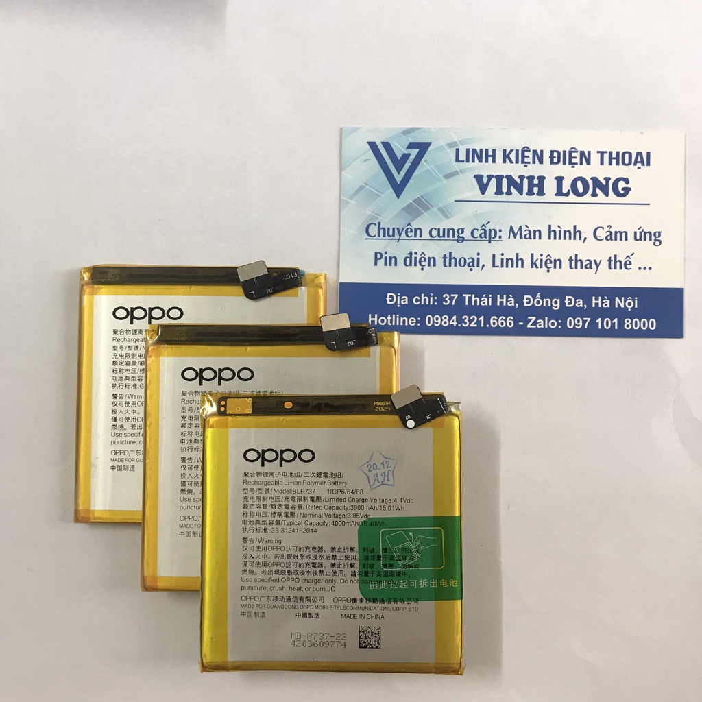 Pin zin Oppo Reno 2F, Reno 2Z, BLP737
