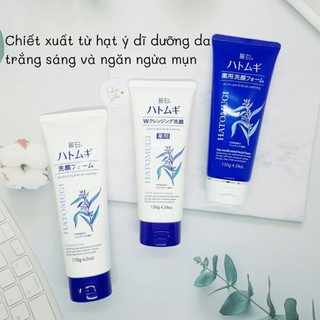 Sữa rửa mặt Hatomugi Reihaku Cleansing Facial Foam Nhật Bản