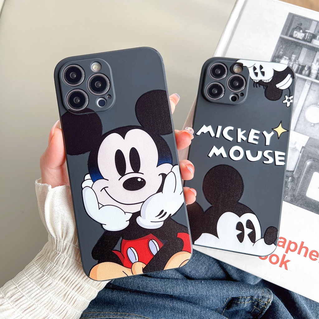 Ốp Điện Thoại Chống Sốc In Hình Chuột Mickey Cho iPhone 14 / 13 / 12 / 11 / X / 8 / 7P / 6