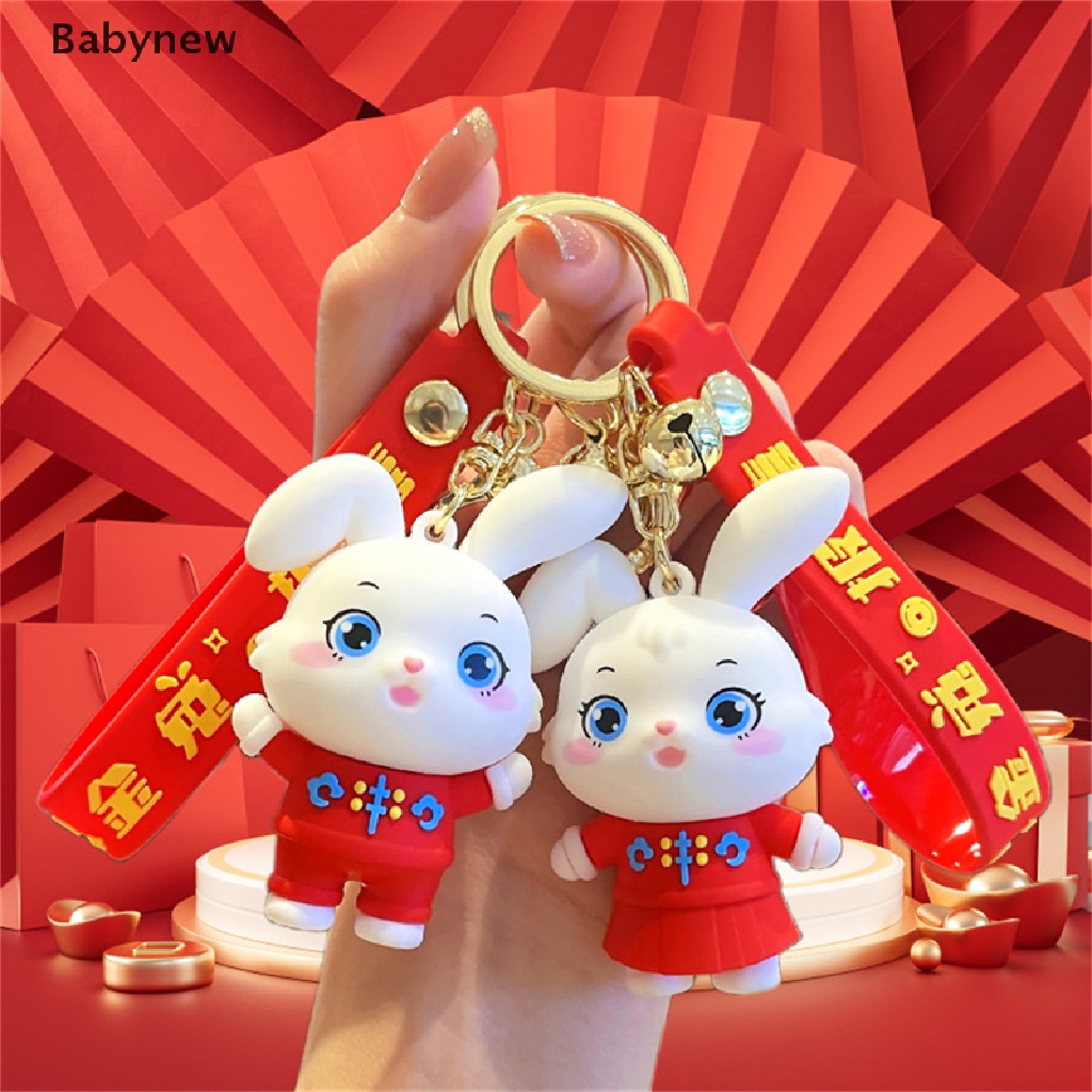 Móc Khóa Hình Thỏ Hoạt Hình Dễ Thương Cho Bé Gái