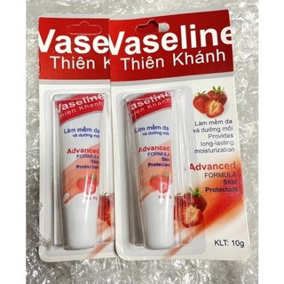 SON DƯỠNG MÔI VASELINE VỊ DÂU 🍓, NGHỆ [ THIÊN KHÁNH ]
