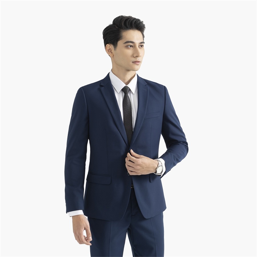 Bộ suit nam ARISTINO phom suông nhẹ, đường may tỉ mỉ, thiết kế lịch lãm, sang trọng - ASUR02