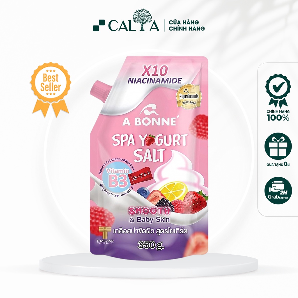 Muối Tắm A Bonne Sữa Chua Tẩy Tế Bào Chết, Làm Trắng Da - Abonne Spa Yogurt Salt 350g