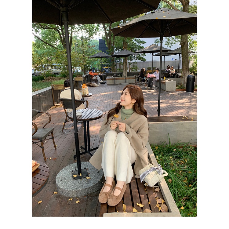 Giày Lười Vải Cotton Đính Nơ Thời Trang Mùa Đông Cho Nữ