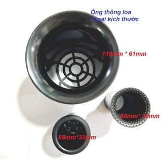 01 cái ống thông hơi loa, ống thông loa bảo vệ loa mẫu nhựa và mẫu cong chữ 90 độ