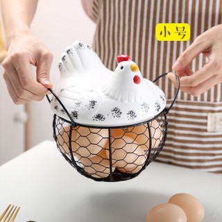 (HÀNG CÓ SẴN) Giỏ Gà Đựng Trứng Thiết Kế Độc Đáo(giỏ có hình chú gà)