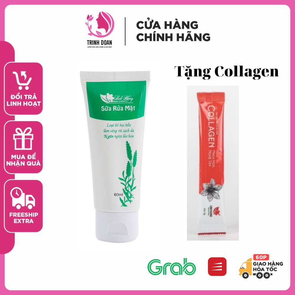 Sữa rửa mặt Linh Hương làm sáng đều màu da kiềm dầu từ Lavender