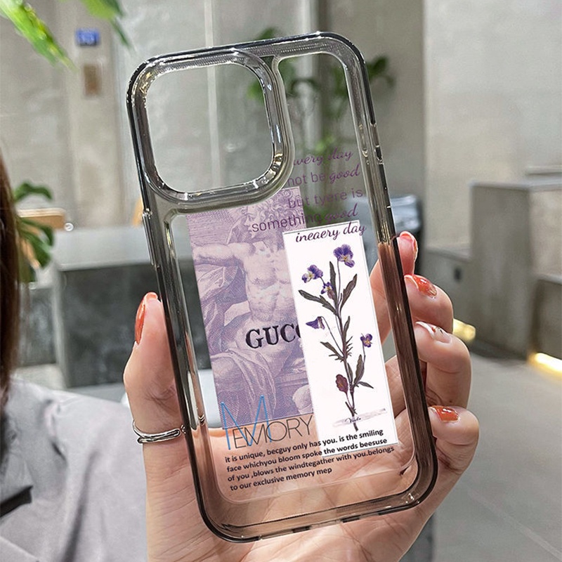 Ốp Điện Thoại TPU Silicon Mềm Trong Suốt Chống Sốc Họa Tiết Hoa Cho IPhone 14 Pro Max 11 13 12 Pro XS Max X XR 7 8 6 6S Plus