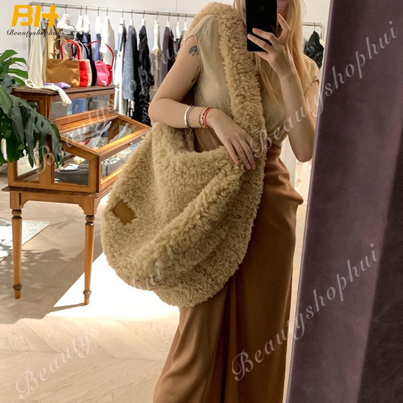 Túi Đeo Chéo Vai Bằng Lông Thời Trang Sành Điệu Dễ Thương Cho Nữ