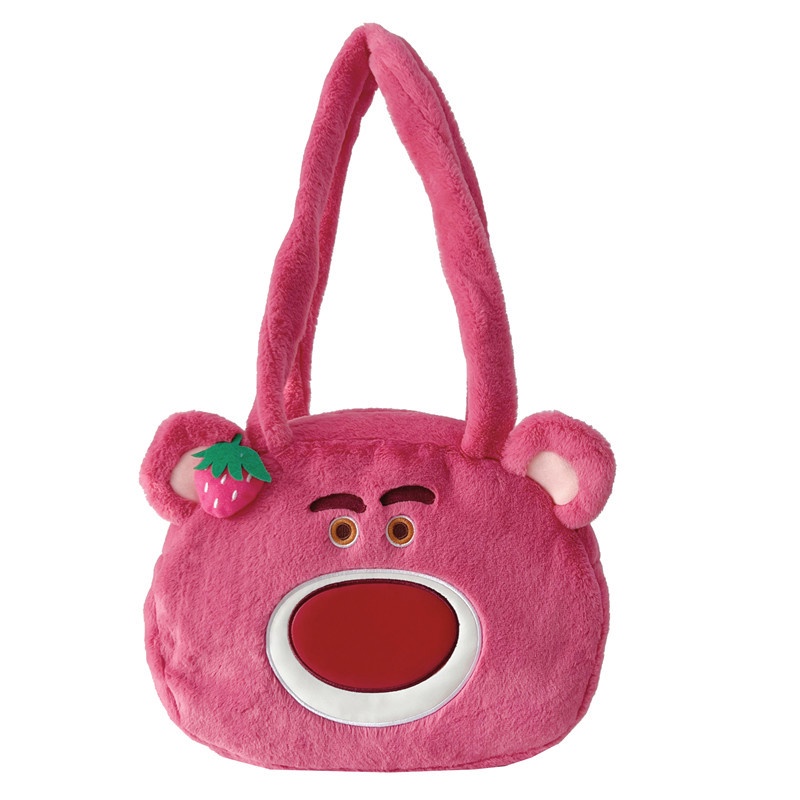 Lotso Túi Xách Đeo Vai Kích Cỡ Lớn Hoạ Tiết Hoạt Hình pikachu / stitch / Gấu doraemon Dễ Thương Xinh Xắn 1