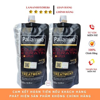 Kem hấp ủ dưỡng tóc collagen hấp phục hồi tóc COLAGEN  PALLAMINA túi 500ml hàng chính hãng
