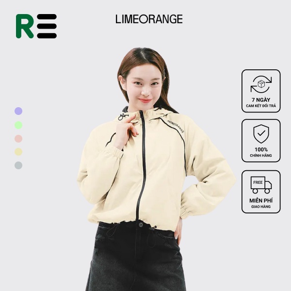 Áo Khoác Nữ Chống Gió LIMEORANGE CROP WINDSTOPPER 2 - RO22737402