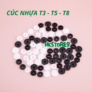 Combo 20 cúc nhựa bấm đồ làm handmade tiện dụng