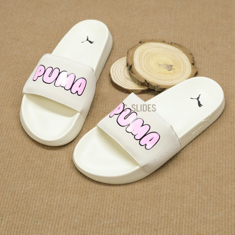 Dép quai ngang nam nữ PUMA LEADCAT, dép quai ngang đế cao chữ PUMA thời trang cao cấp [ Fullbox bảo hành keo chỉ 30 ngày