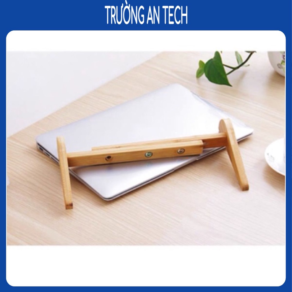 Kệ Tản Nhiệt Laptop Macbook Bằng Gỗ Có Thể Điều Chỉnh Độ Rộng Dành Cho Mọi Kích Cỡ