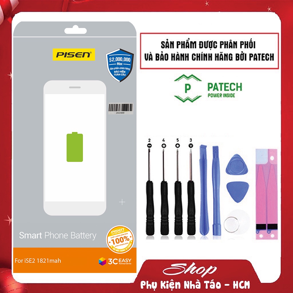 PIN PISEN SE 2020 DUNG LƯỢNG 1821MA - Patech Phân Phối