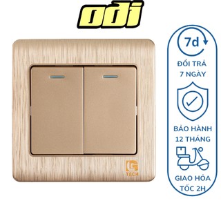 Công tắc đôi 1 chiều và 2 chiều lgtech lg-c60-0002