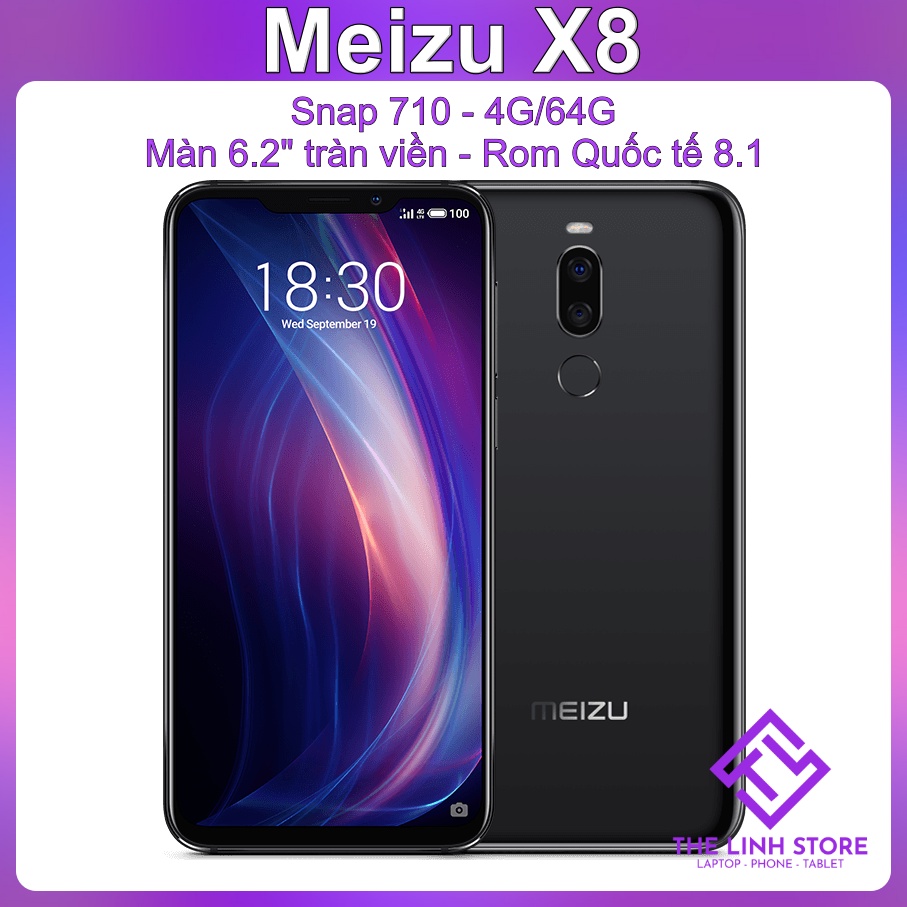 Điện thoại Meizu X8 ram 4G 64G - Snap 710 màn 6.2 inch
