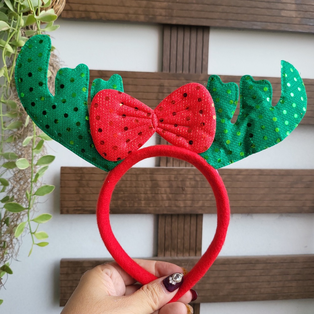 Cài Tóc Sừng Nai Noel Nhiều Mẫu Siêu Cute