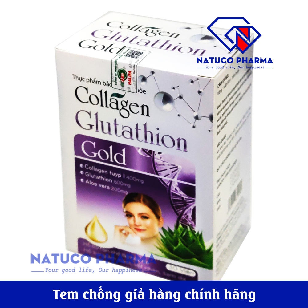 Viên uống giảm nám Collagen Glutathion Gold - Giảm sạm da, nám má, làm đẹp da, tăng nội tiết tố nữ, làm trắng da