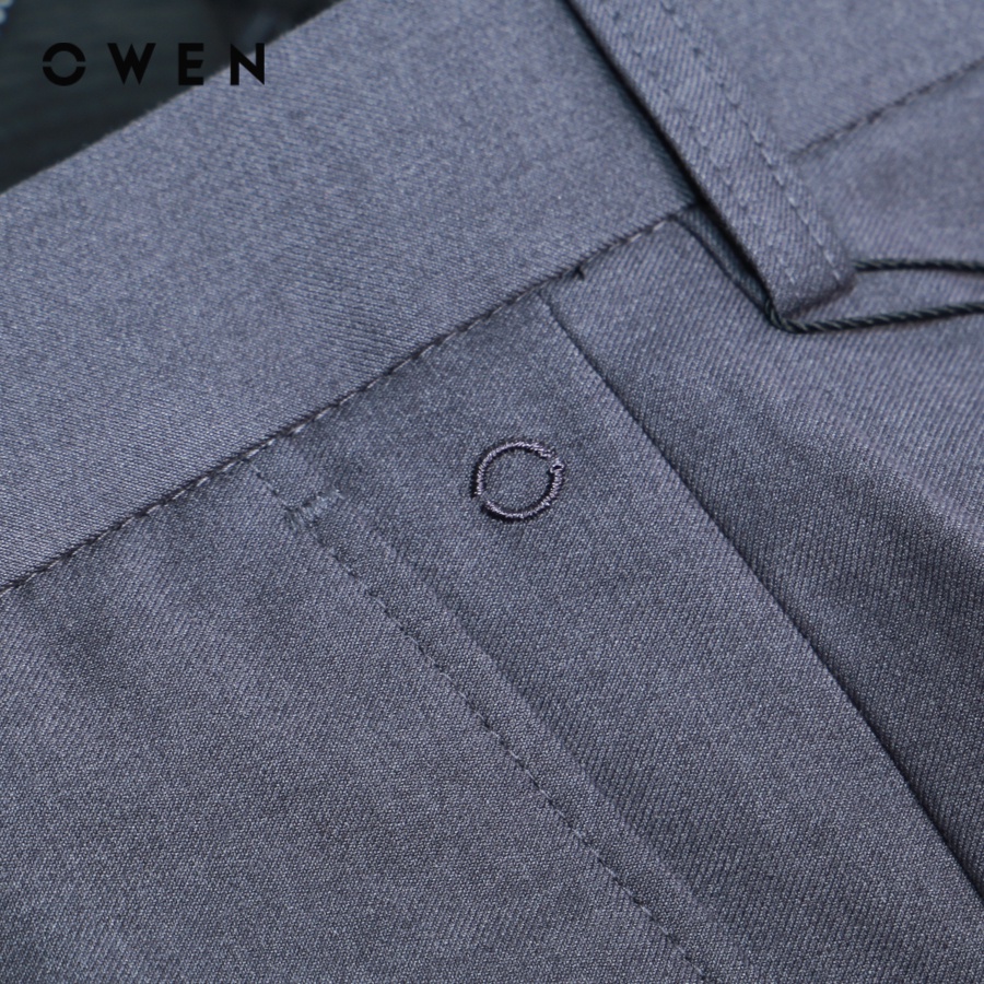 OWEN - Quần tây Slim Fit Ghi - QS221330