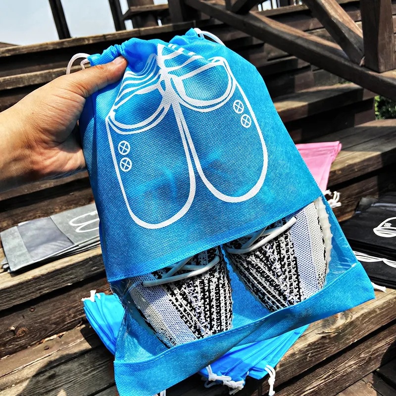 Túi Vải Đựng Giày Đá Bóng Đựng Giày Dép Du Lịch Dã Ngoại Dây Rút Chống Bụi Đa Năng MILLANA SHOP K160