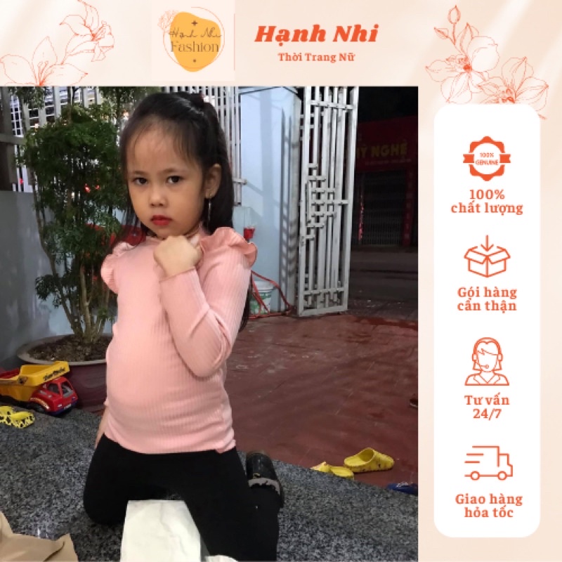 Áo len tăm cho bé gái