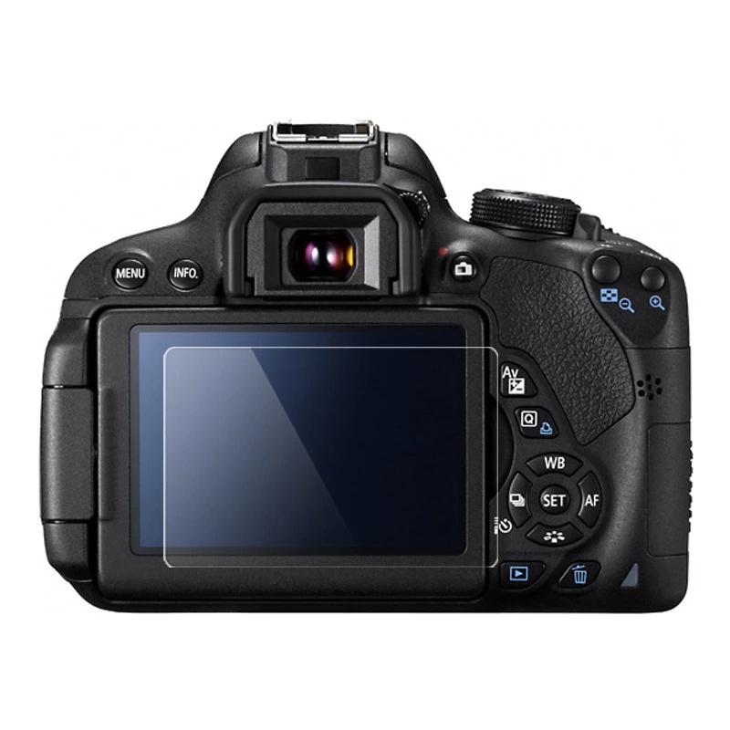 Kính Cường Lực Phim Camera Màn Hình LCD Bảo Vệ Cho Canon R50 R100 R5 R10 R6 II 70D 7DII 5D3 5D4 77D 6DII 1DXII 760D M3 M5 M6 M100 M50 II 5D4 5DS G3X G5X G7XII G7X3 SX730