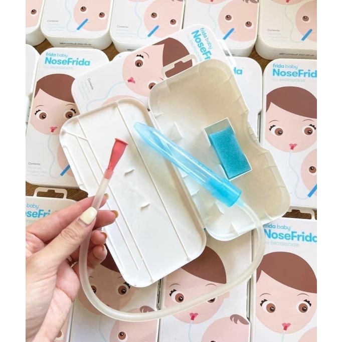 Dụng cụ hút mũi Nosefrida Thụy Điển cho bé từ 0-3 tuổi, mẫu mới