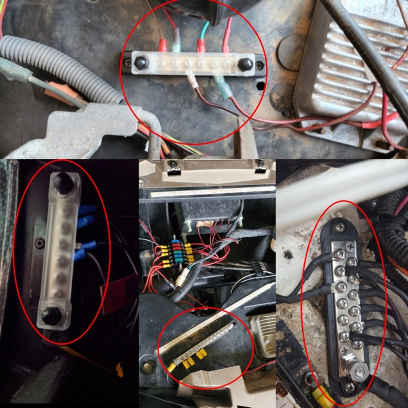 Khối Phân Phối Nguồn Điện Kèm Vỏ Bọc Cho Tàu Thuyền / Xe Buýt