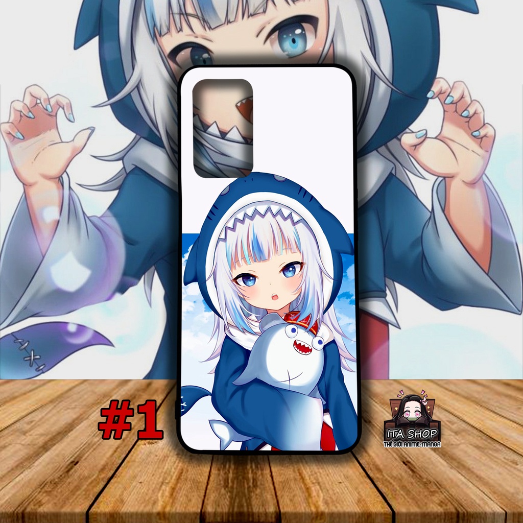 Ốp Lưng Gawr Gura - Ốp Lưng Anime Xiaomi Redmi Note 11 11s 11 Pro 10 10s Pro 5G 9 9c 9s 8 11T Pro 12