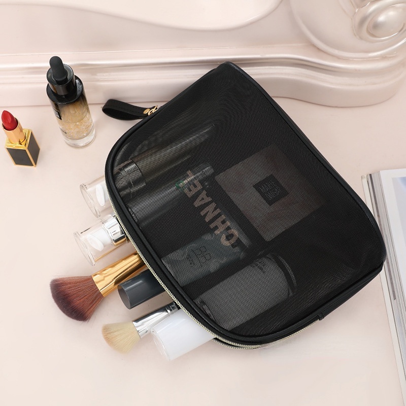 Túi Đựng Đồ Trang Điểm Trong Suốt Sức Chứa Lớn Tiện Dụng Khi Đi Du Lịch
