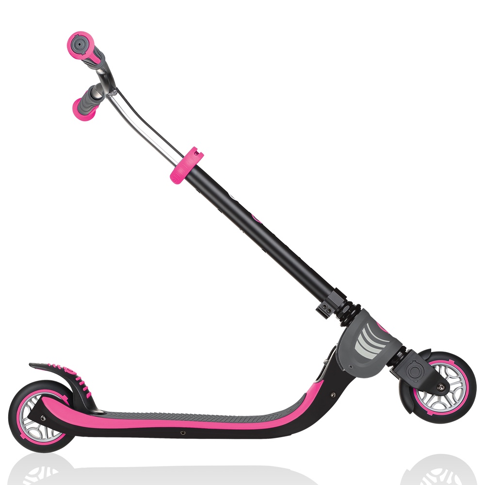 Xe trượt scooter Globber Flow Foldable 125 - Đen/Hồng