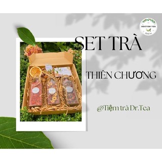 Set quà tặng trà thiên chương - táo đỏ, kỷ tử, hoa hồng