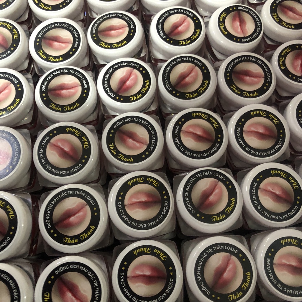 Dưỡng kích màu thần THẦN THÁNH chống thâm loang cho môi sau phun xăm