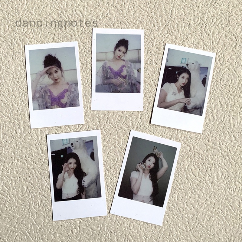 Set 5 Tấm Thẻ Ảnh Lomo Nhóm Nhạc Kpop IU 2022