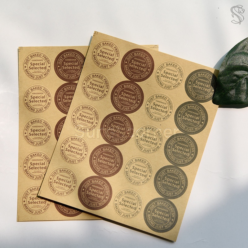 Tem Dán Sticker Trang Trí Hộp Quà Tặng, Bao Thư