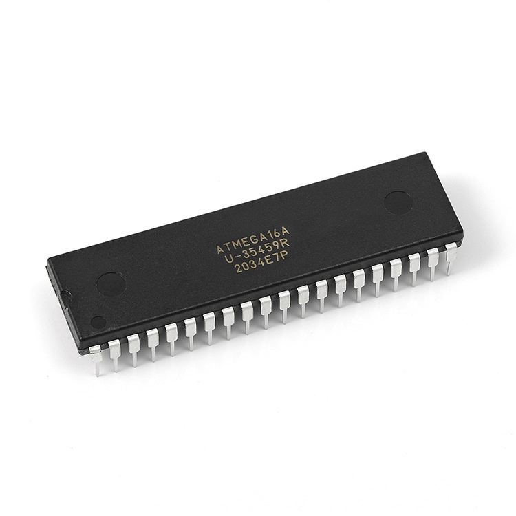 Atmega16A-PU Dip 40 - AVR Chân Cắm, Điện áp hoạt động 2,7-5V, thạch anh 0-16MHz, Atmega16