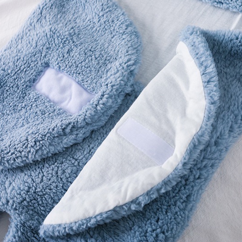 Babyfair. Chăn quấn trẻ em Polyester Len Mô hình hoạt Mềm mại Thân thiện với Da Túi ngủ 70cm