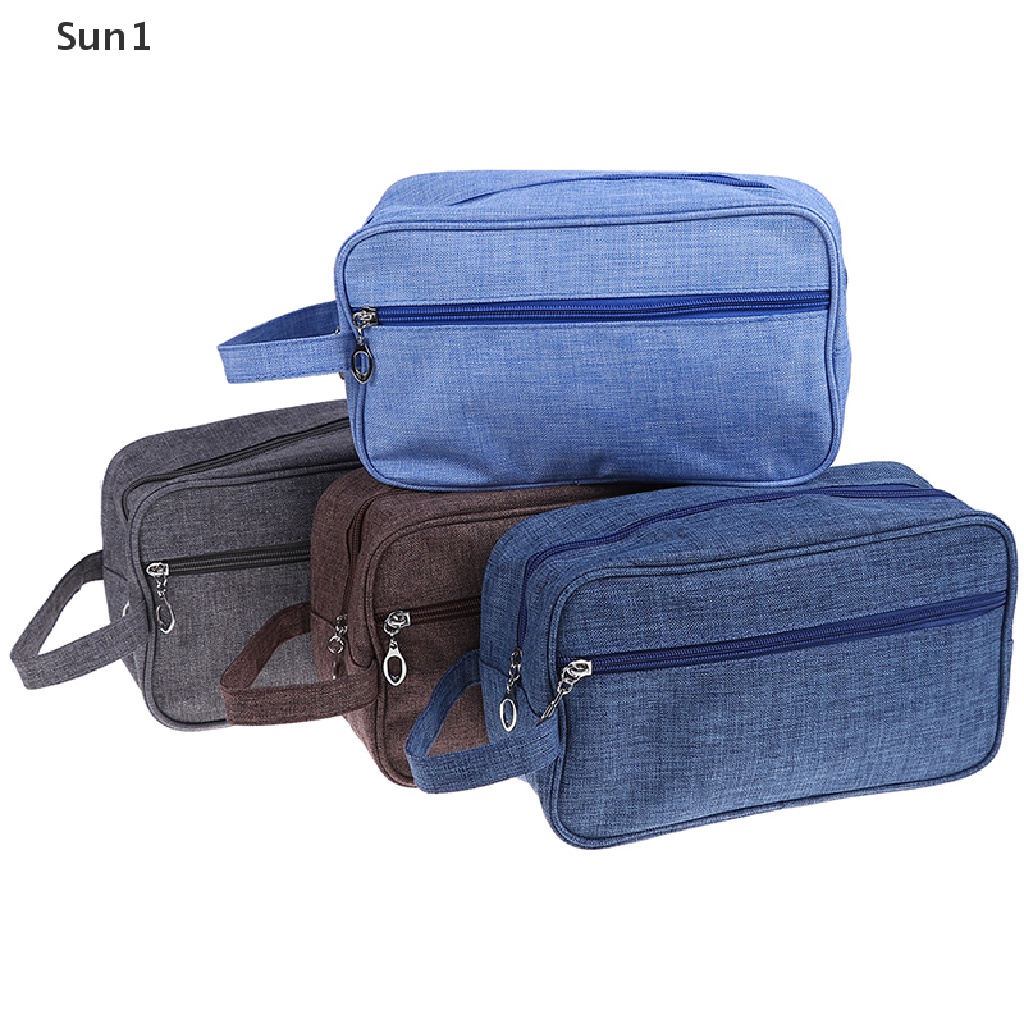 Túi Đựng Mỹ Phẩm Sun1 &gt; Bằng Vải Canvas Chống Nước Cho Nam Và Nữ