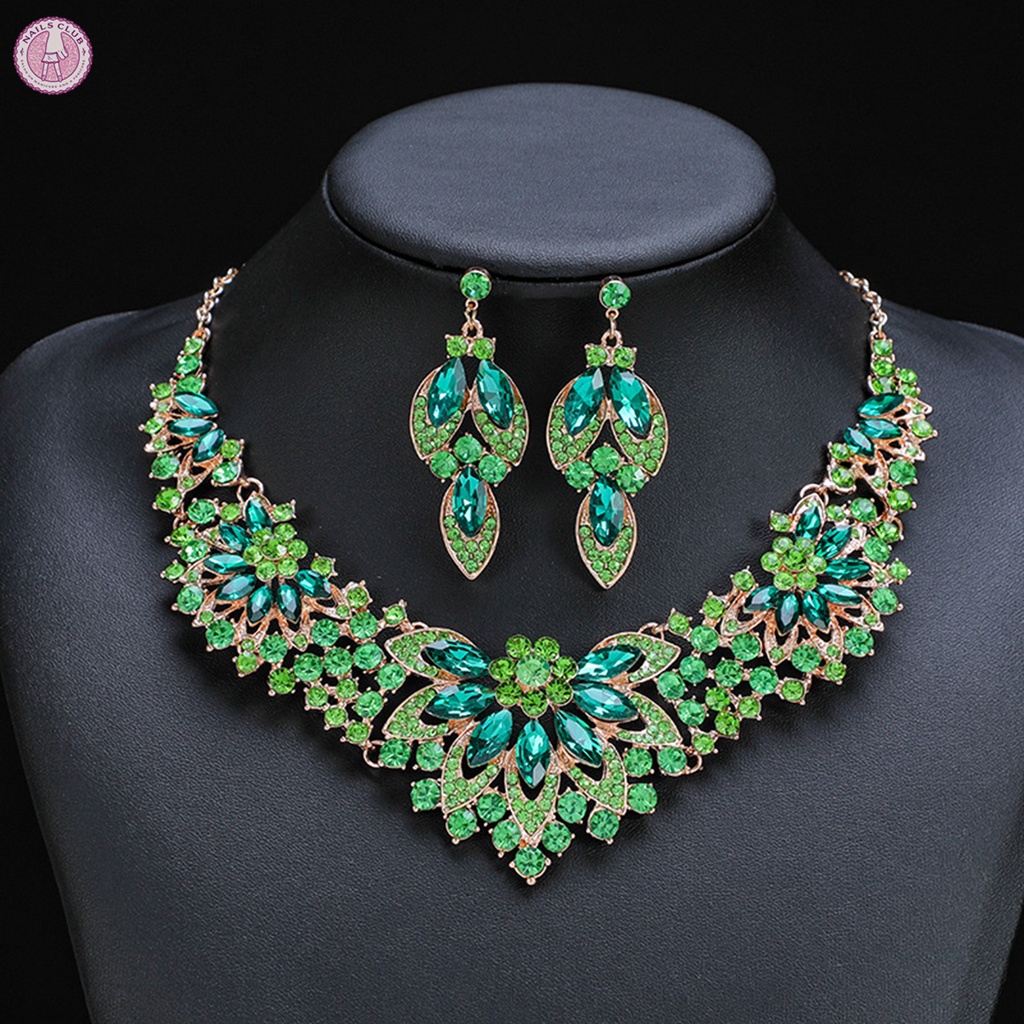 Bộ Trang Sức Hoa Lá Bằng Hợp Kim Cao Cấp Thoải Mái Cho Mẹ Và Bé