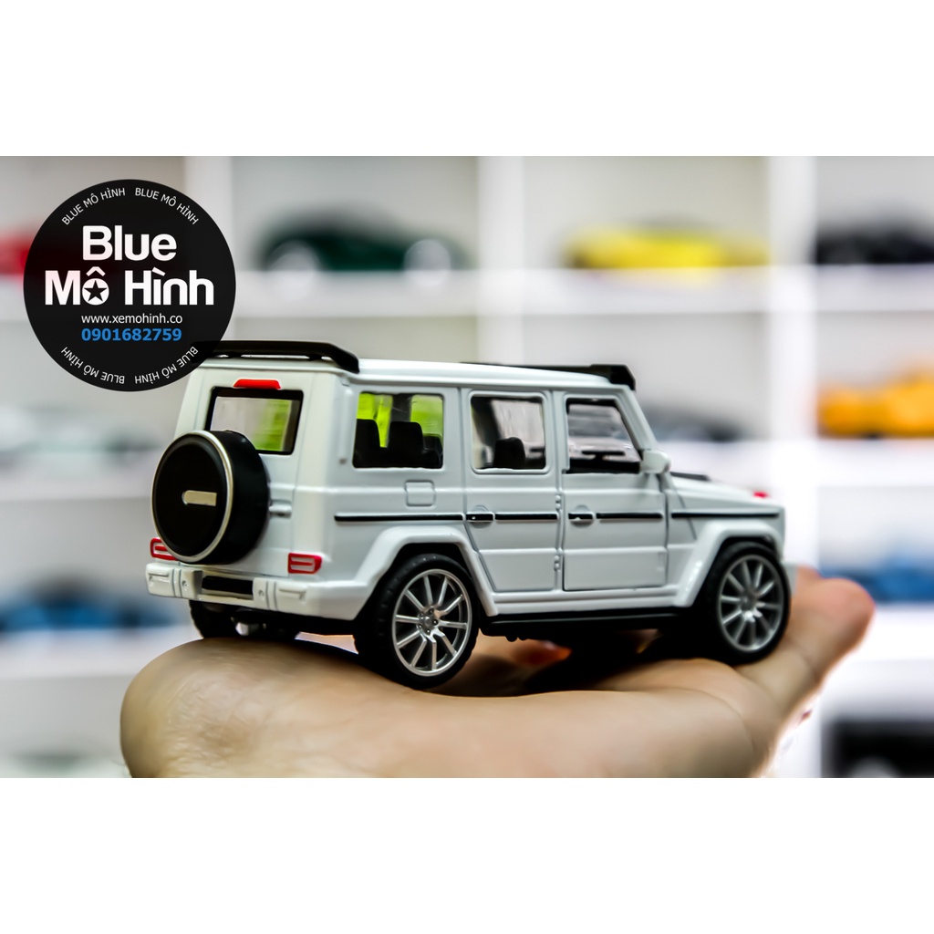 Blue mô hình | Mô hình xe SUV Mercedes G63 AMG 1:36 Trắng đen