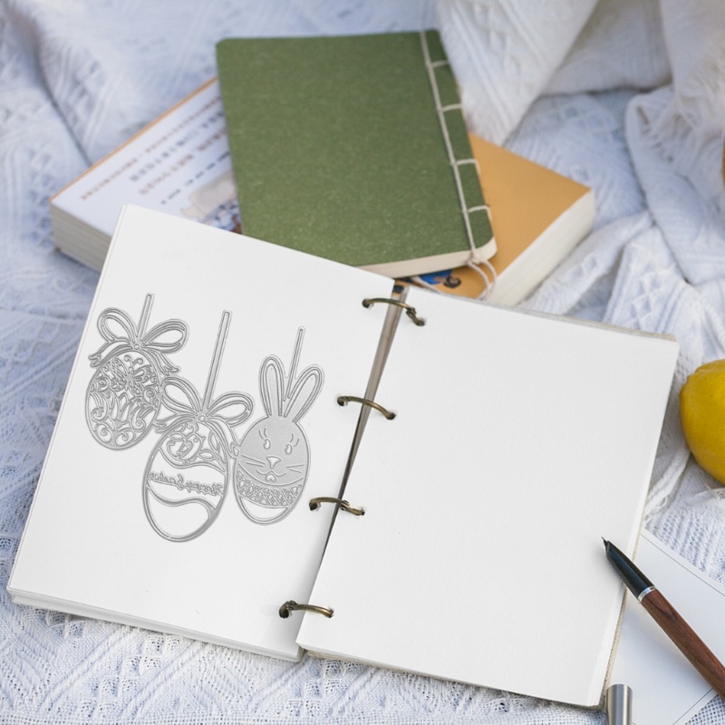 Khuôn Cắt Giấy Kim Loại Hình Trứng Phục Sinh