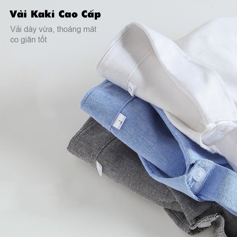 Áo sơ mi nam UNIFUN dáng Áo thun nam thể thao đẹp mã TT80.1 vải kaki cho dân văn phòng, công sở mùa hè