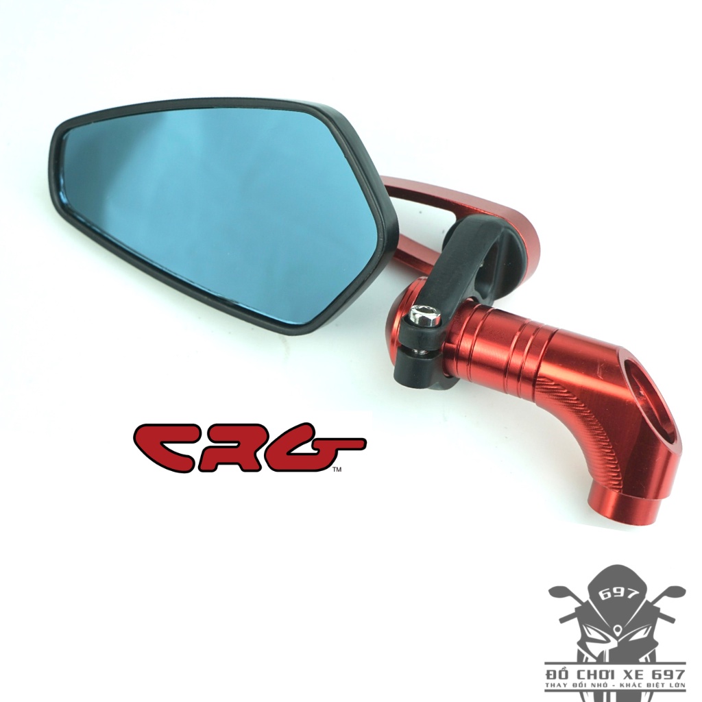 Gương chiếu hậu CRG chân 744 full nhôm. Chính hãng CRG