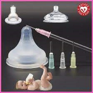 Dụng cụ đục/bấm/dập lỗ núm ti/ty giúp sữa chảy thuận lợi hơn thay cho farlin
