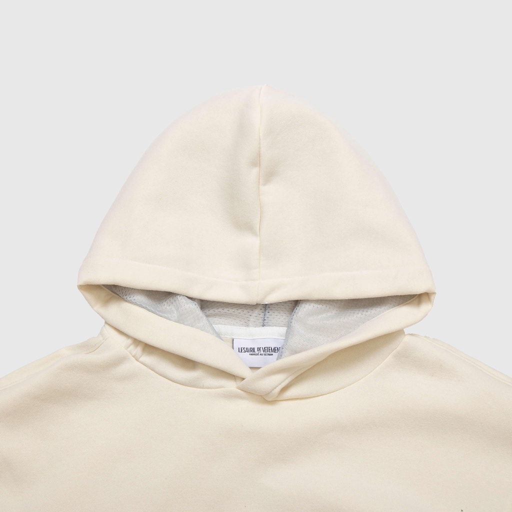 Áo Hoodie Lesavril de Vetements SDLB Light Beige